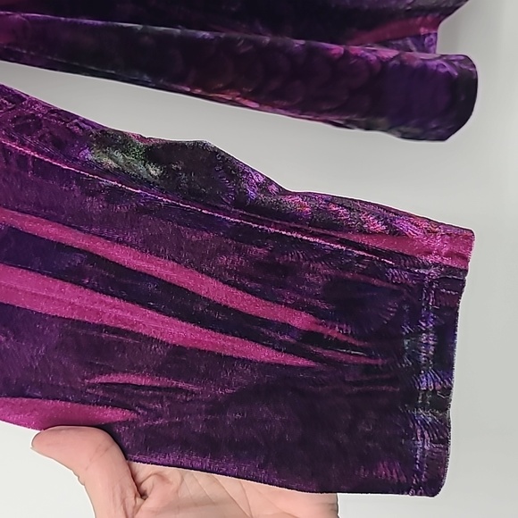 Gypsy purple velvet tunic top, stevie nicks style XL apt.9 - Picture 3 of 11